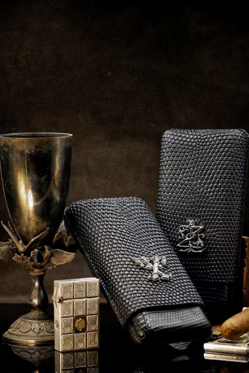 An Exquisite and Elegant Choice —— Lizard Skin Cigar Case