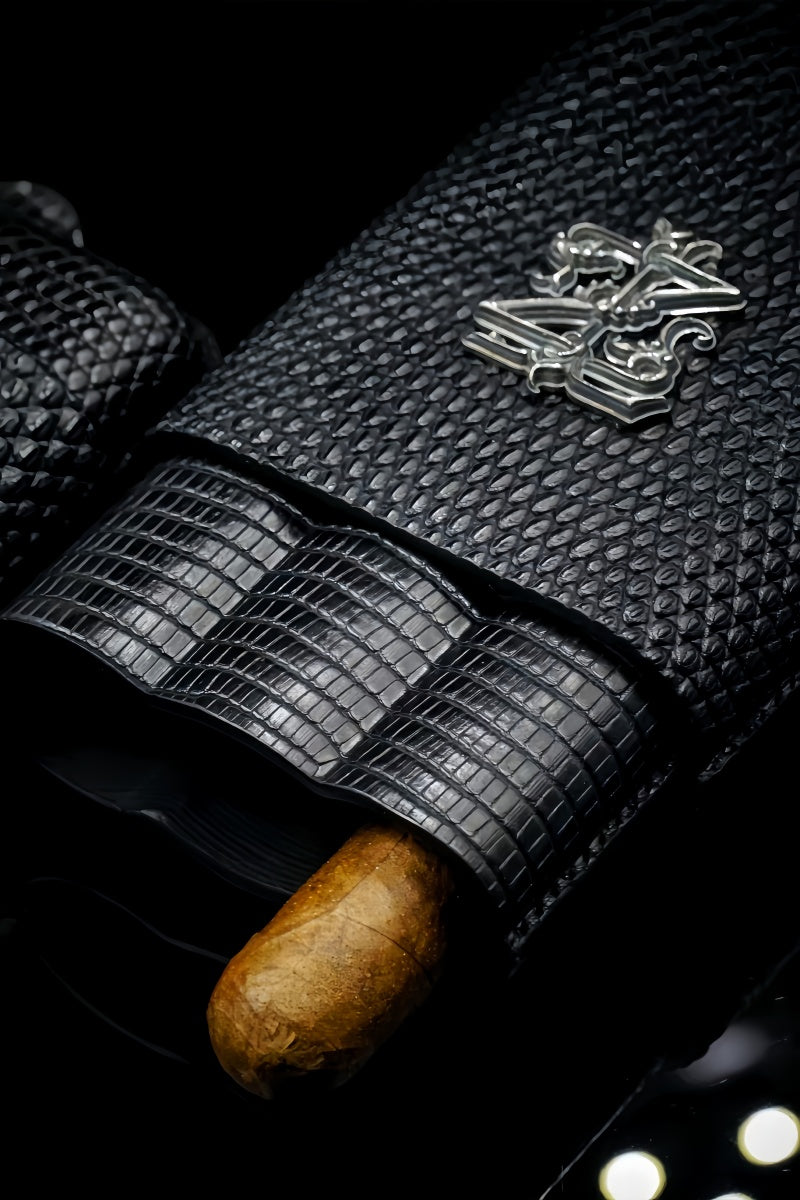 An Exquisite and Elegant Choice —— Lizard Skin Cigar Case
