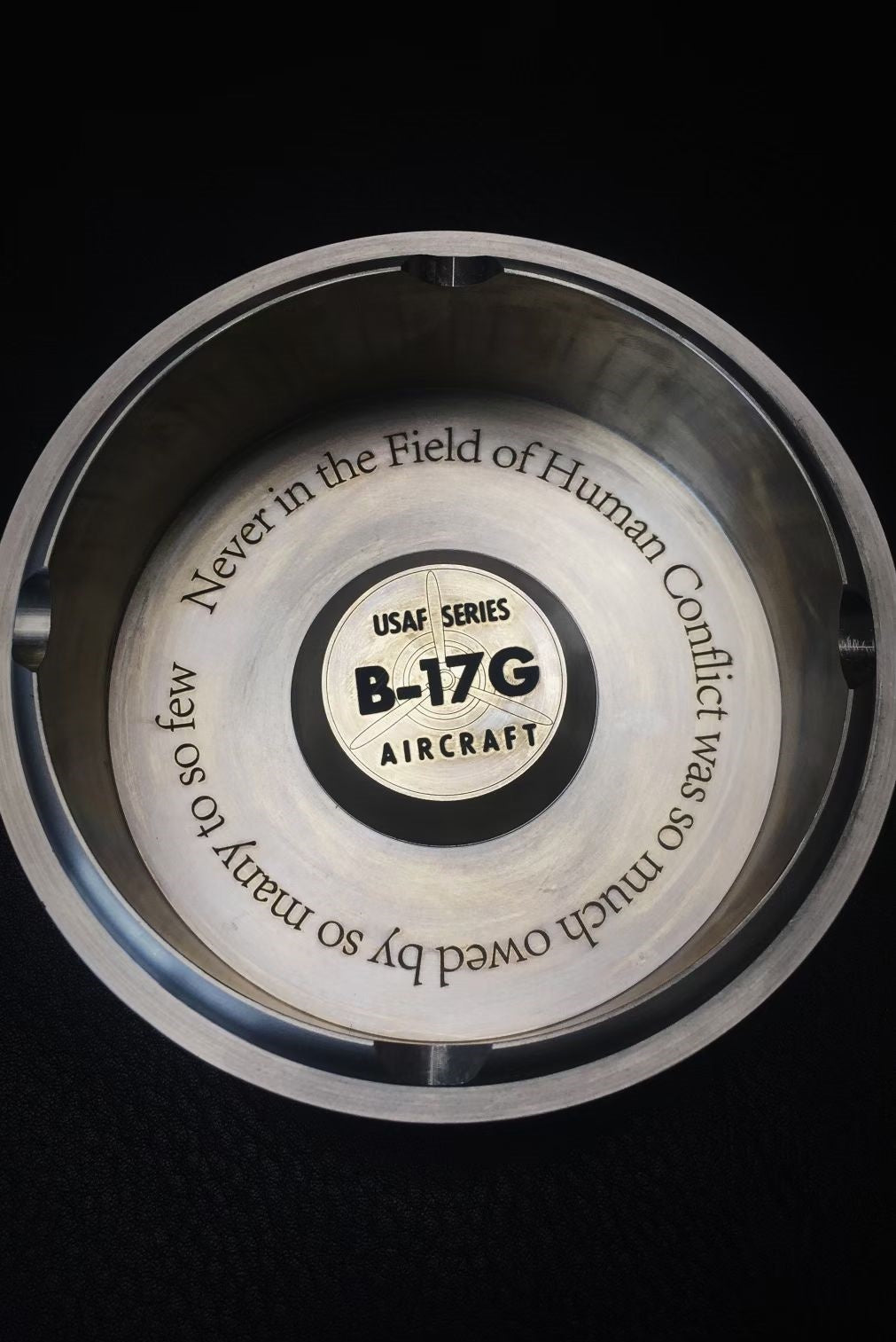 American style, replica of B-17 bomber Ashtray