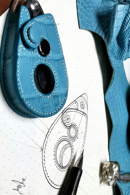 Leather Sheath for Cigar Cutter