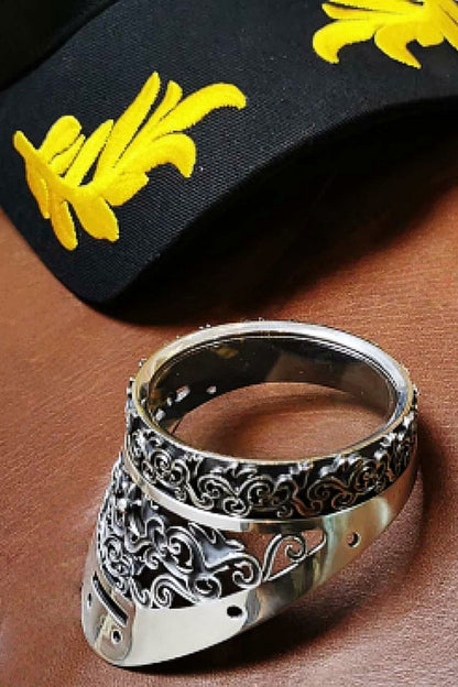 hand-carved hollow-out motorcycle goggles