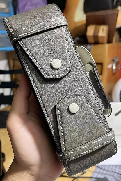 Detachable and portable dual-pipe bag