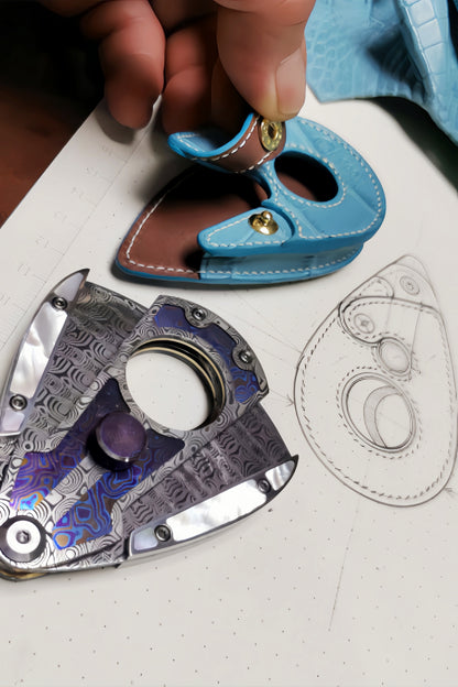Leather Sheath for Cigar Cutter