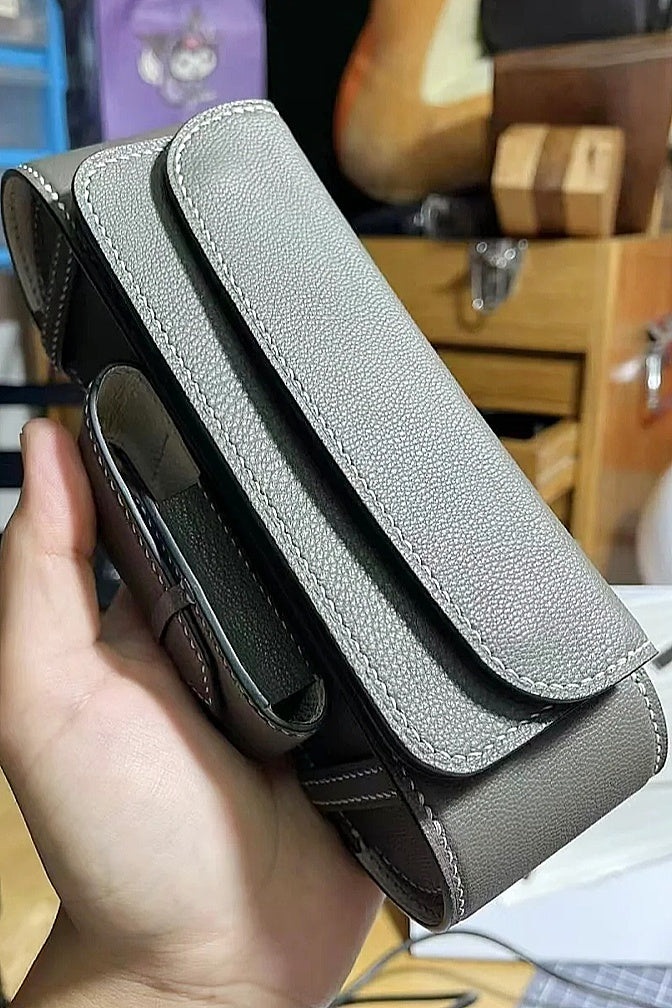 Detachable and portable dual-pipe bag