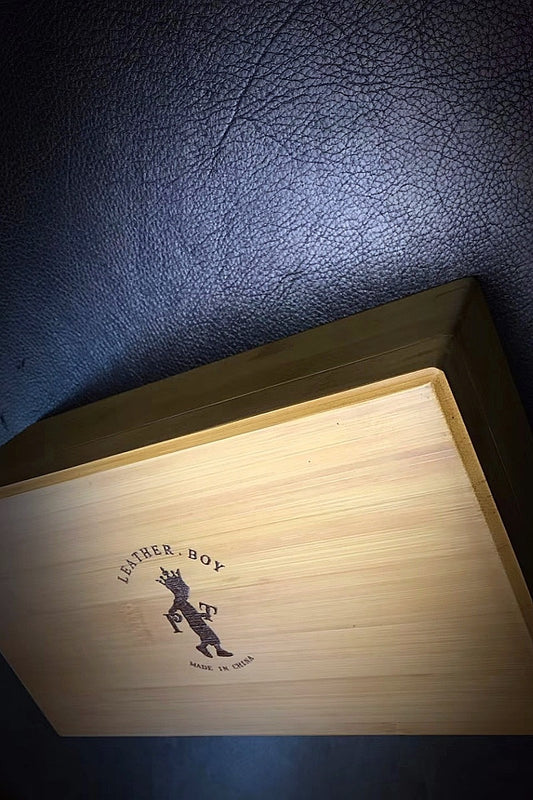 Handmade Cigar Case Made of Lizard Skin