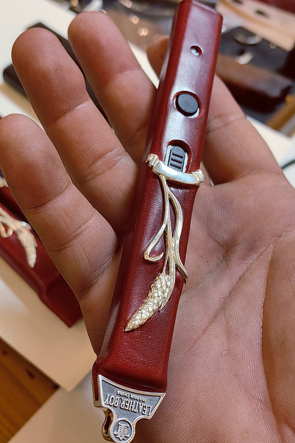 Remote control leather case