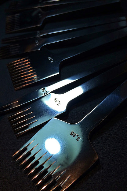 Leather goods stainless steel French pricking iron