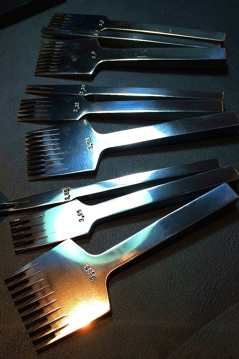 Leather goods stainless steel French pricking iron