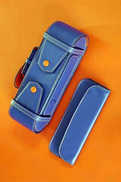 Detachable and portable dual-pipe bag