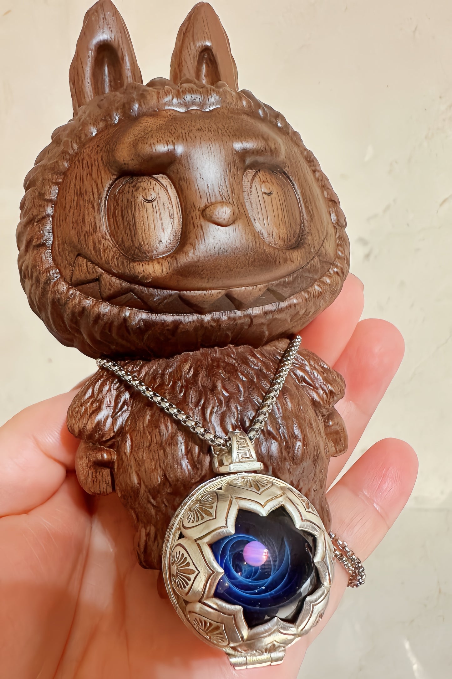 Cosmic Starlight Glass Beads necklace