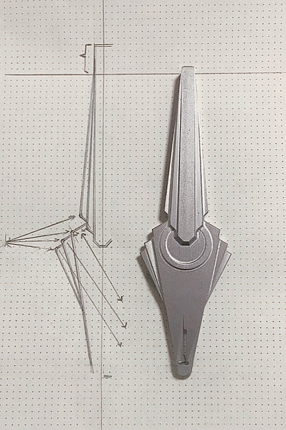 Leather goods titanium alloy French pricking iron