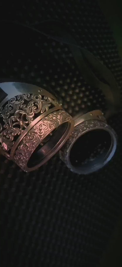 hand-carved hollow-out motorcycle goggles