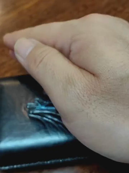 Hand-carved Cigar Case Made of Vegetable-tanned Cowhide